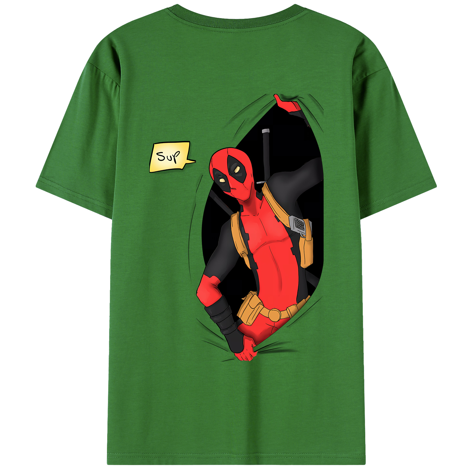 （画像用） Deadpool デッドプール レディース半袖Tシャツ(バックプリント)